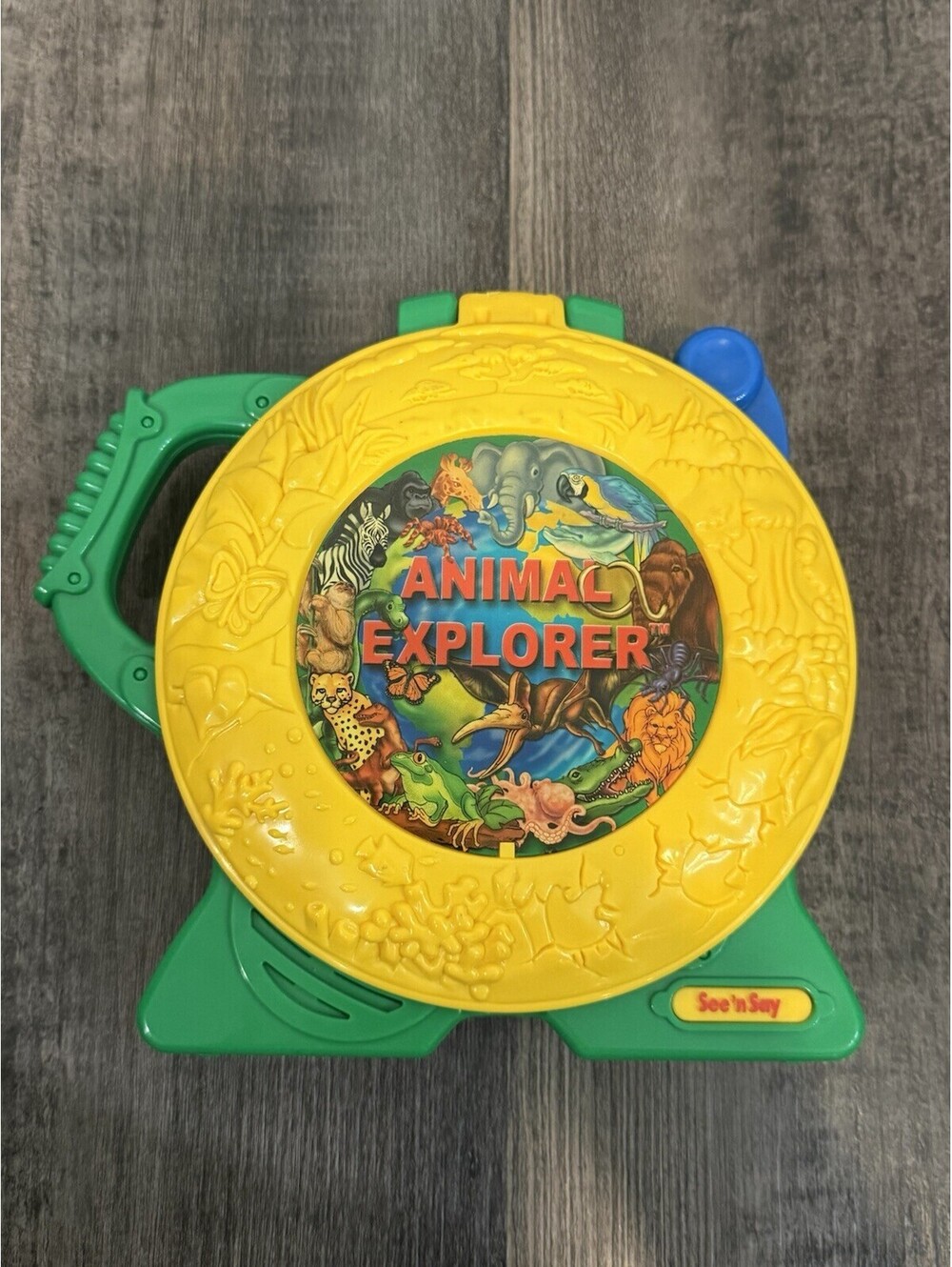 HTF Vintage 2001 See N Say Animal Explorer Educational Toy WORKS 4 Discs